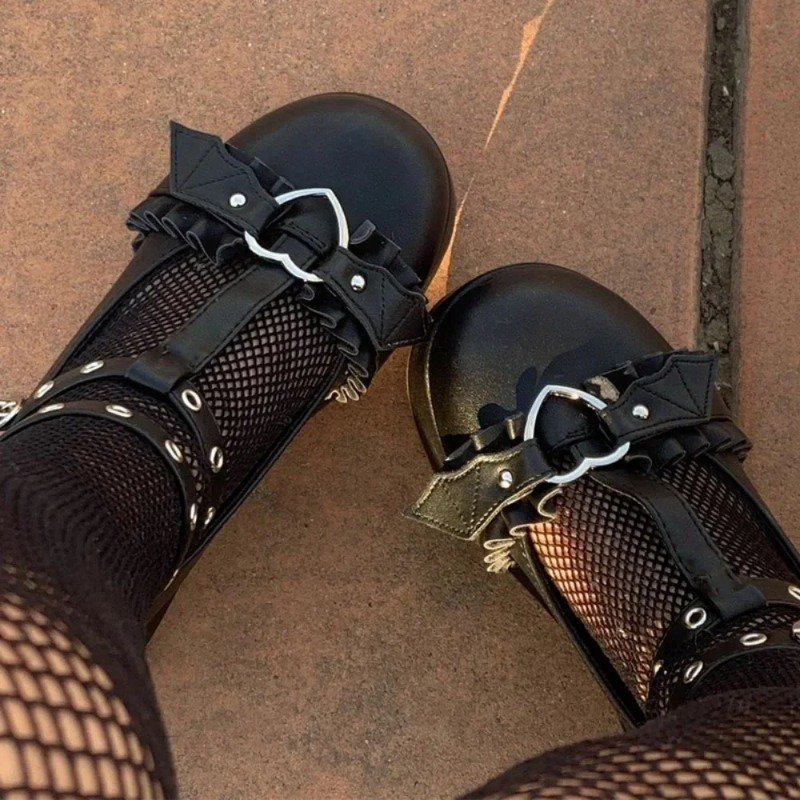 Mary Jane Shoes - أحذية ماري جينز نسائية جديدة بكعب