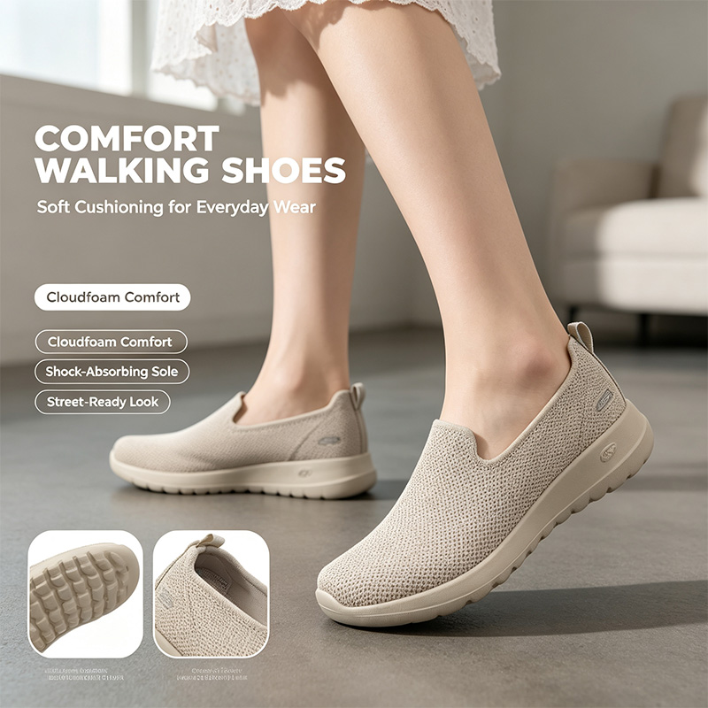 Women Shoes Skechers - أحذية سكيتشرز جو ووك الأصلية للنساء،