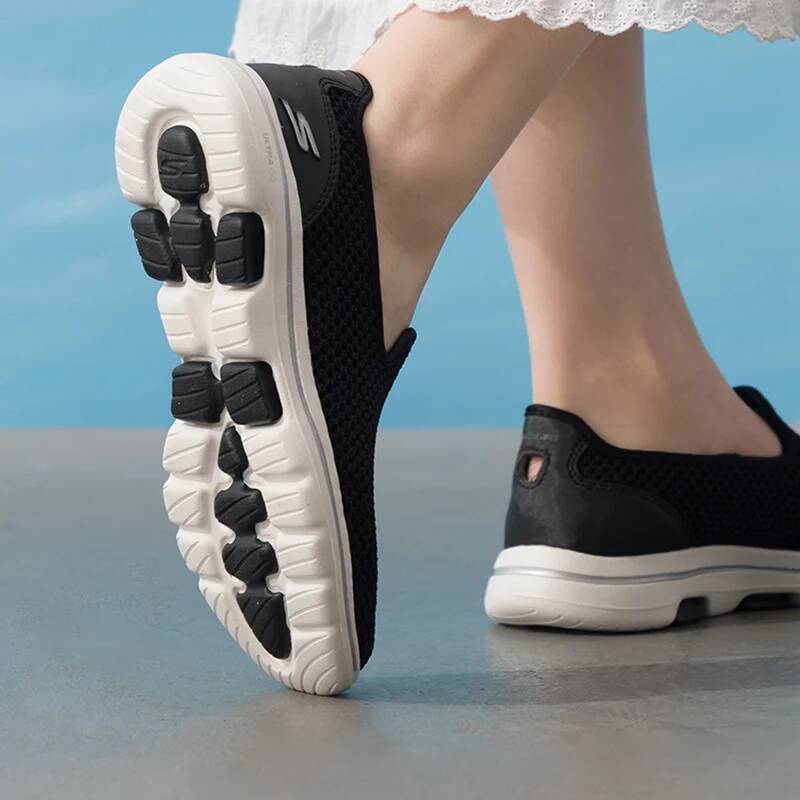 Women Shoes Skechers - سكيتشرز 124163-Bkw حذاء نسائي Go Walk