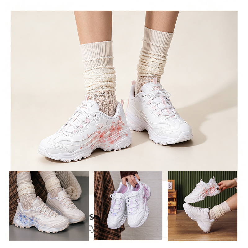 Women Shoes Skechers - حذاء سكيتشرز نسائي باندا ذو نعل