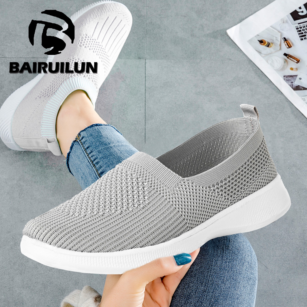 أحذية نسائية صيفية جورب محبوك  - مراجعة Women Shoes Skechers وسعره