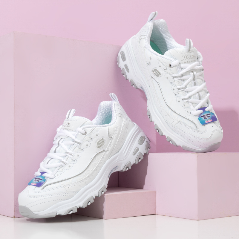 أحذية سكيشرز النسائية البيضاء، - مراجعة Women Shoes Skechers وسعره