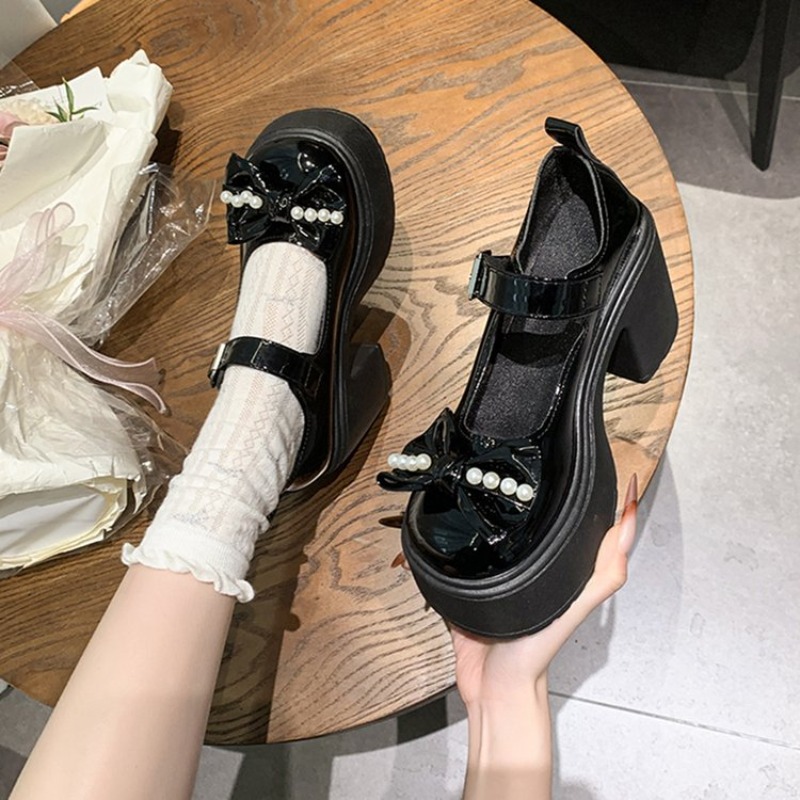 أحذية لوليتا 2026 سوداء بكعب ع - مراجعة Mary Jane Shoes وسعره