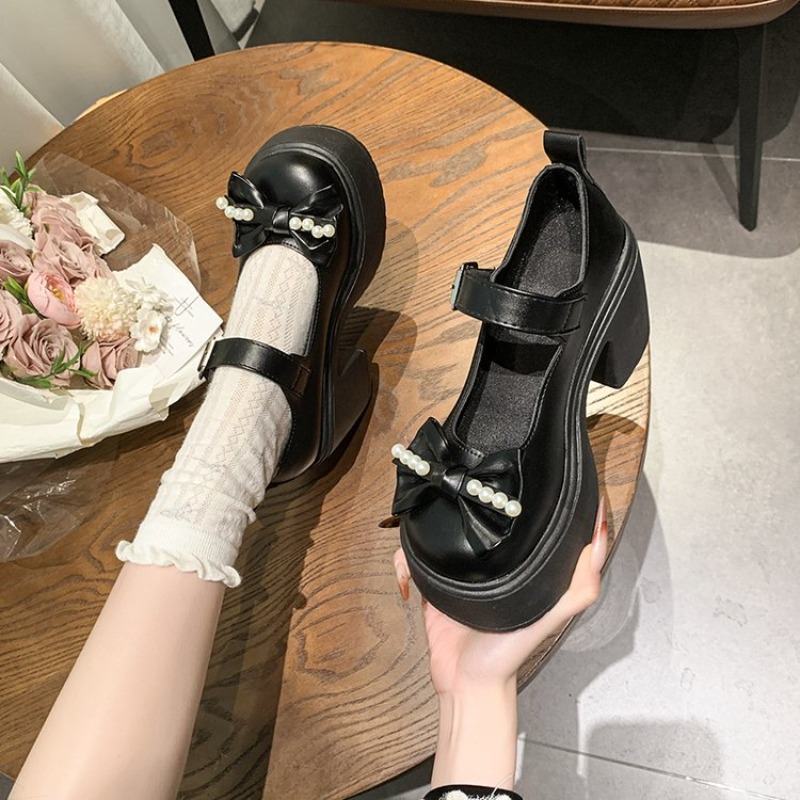 أحذية لوليتا 2026 سوداء بكعب ع - مراجعة Mary Jane Shoes وسعره