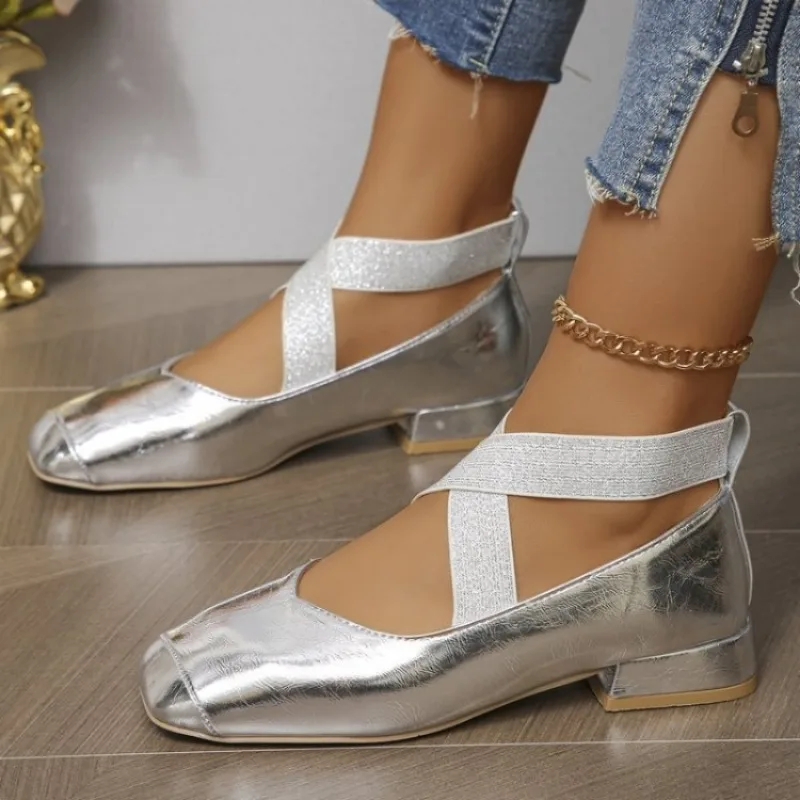أحذية نسائية عصرية بمقدمة مربع - مراجعة Mary Jane Shoes وسعره