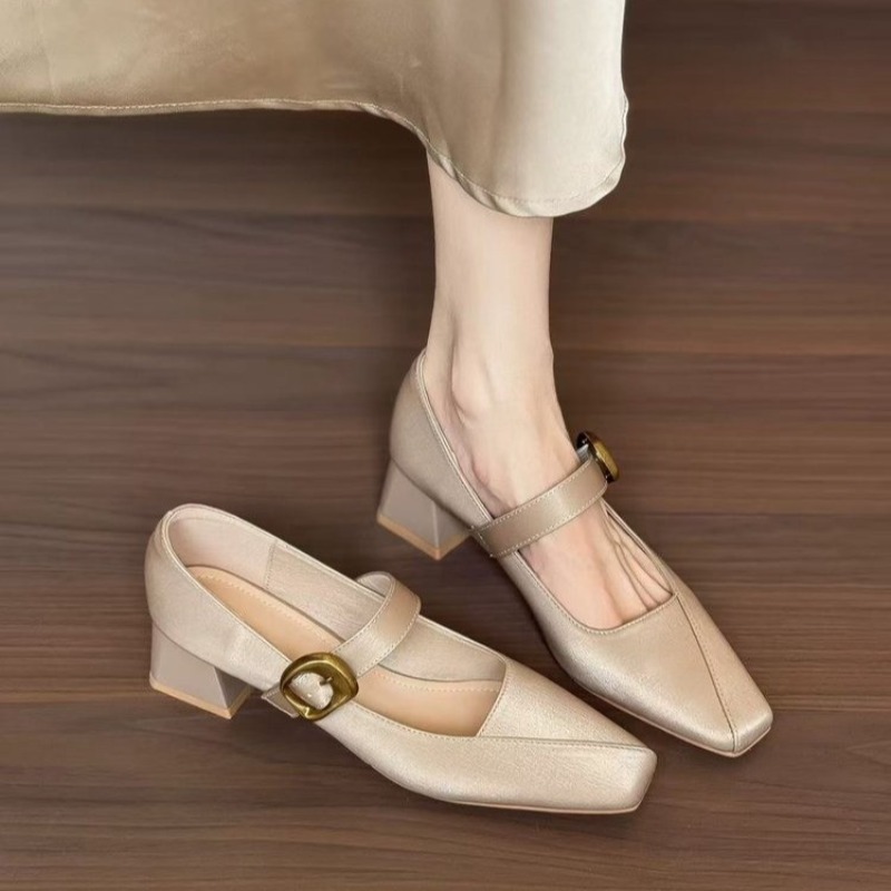 أحذية نسائية جديدة من الحرير ب - مراجعة Mary Jane Shoes وسعره