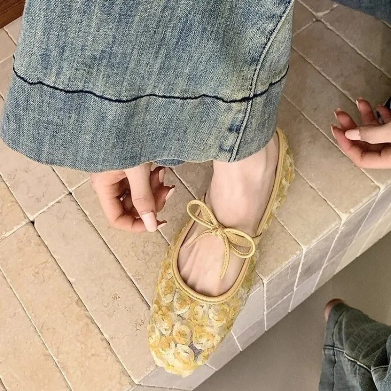أحذية ماري جين شبكية جديدة بتص - مراجعة Mary Jane Shoes وسعره