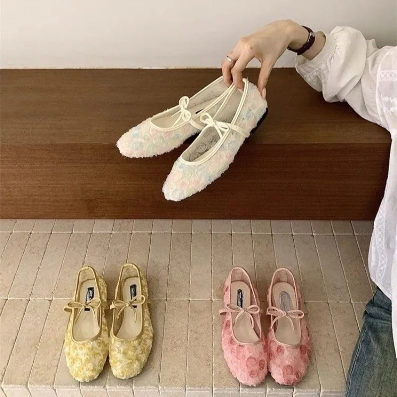 أحذية ماري جين شبكية جديدة بتص - مراجعة Mary Jane Shoes وسعره