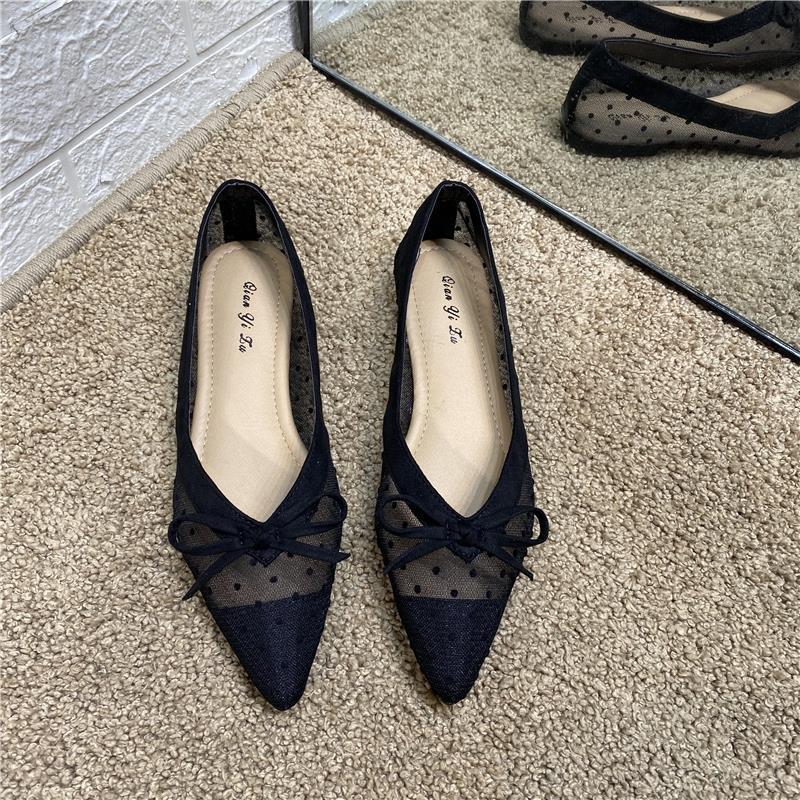 مع فيونكة أحذية صيفية للسيدات  - مراجعة Women Shoes Quick Delivery وسعره