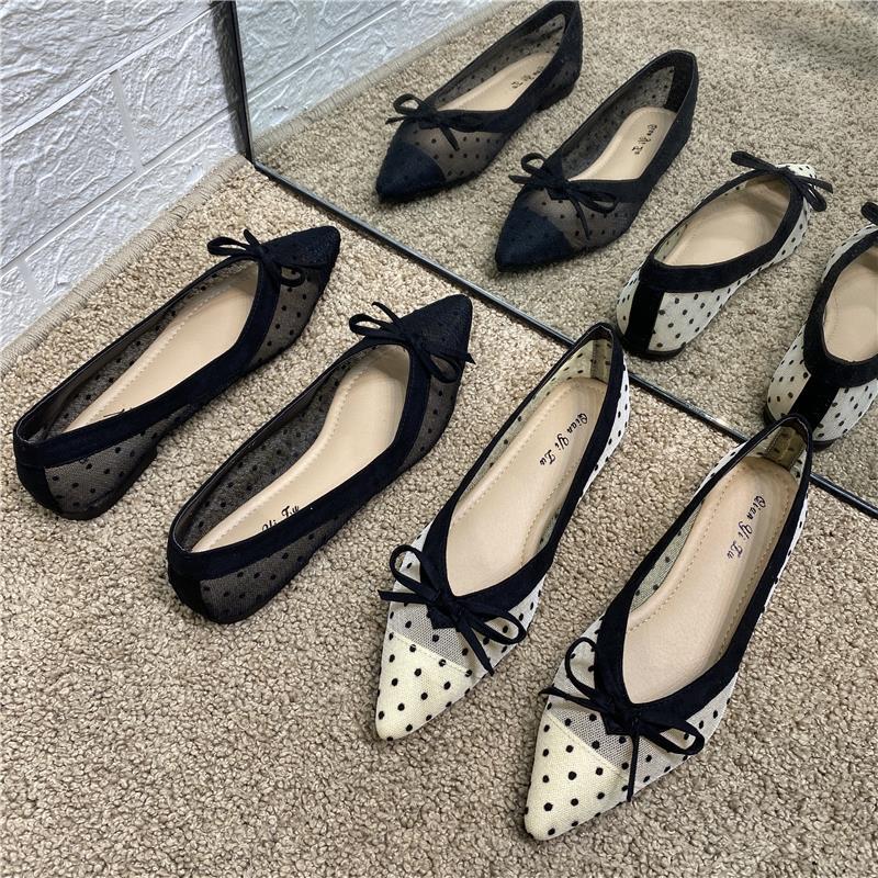 مع فيونكة أحذية صيفية للسيدات  - مراجعة Women Shoes Quick Delivery وسعره